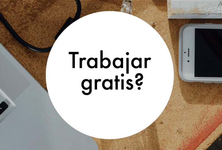 trabajar gratis