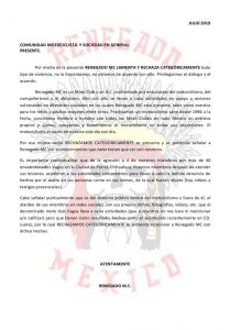 No tuvimos nada que ver en homicidio de Vagos: Renegado Moto Club 1 IMG 20190715 WA0019