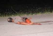 Lo atropellan y queda partido a la mitad en la salida a Cuauhtémoc