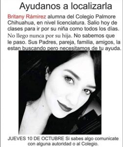 Desaparece alumna del Palmore; piden ayuda para localizarla 1 novia de jona