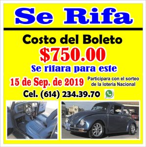 Policía Municipal rifa un “vocho” sus compañeros lo acusan de fraude 1 bocho 1