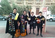 Con música estudiantes de Aguascalientes alegran a chihuahuenses