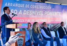 Arranca Gobernador construcción de paso a desnivel en Zaragoza y De las Torres en Juárez