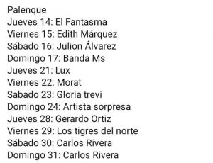 Vea aquí la cartelera para Santa Rita 2020 2 89488611 655639335272724 9108631375656779776 n