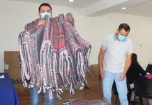 Entrega DIF Municipal cobijas y colchonetas a familias necesitadas