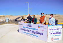 Entrega Maru Campos prolongación de la vialidad Los Nogales y paso inferior