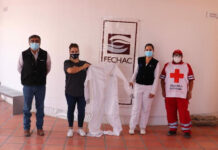 ENTREGA EMPRESARIADO CHIHUAHUENSE MATERIAL DE PROTECCIÓN MÉDICA AL IMSS, ISSSTE, SEDENA Y CRUZ ROJA