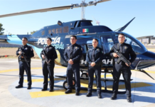 Cuidan a los chihuahuenses desde el Halcón I de la policía municipal