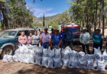 Distribuyen más de 6 toneladas de apoyos alimentarios a comunidades indígenas de Guazapares