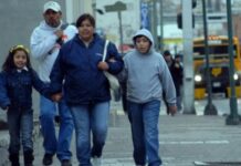 Temperaturas de hasta 3°C este fin de semana