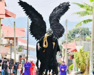De miedo; así lució Lucifer en Viacrucis de Chiapas 2 lucifer 2