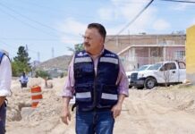Supervisa Mario Vázquez obras de pavimentación en calles de Ciudad Juárez