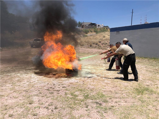capacitación incendio
