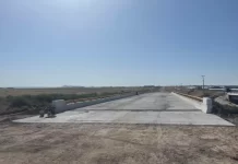 Trabaja Estado en conclusión de puente vehicular en Camargo