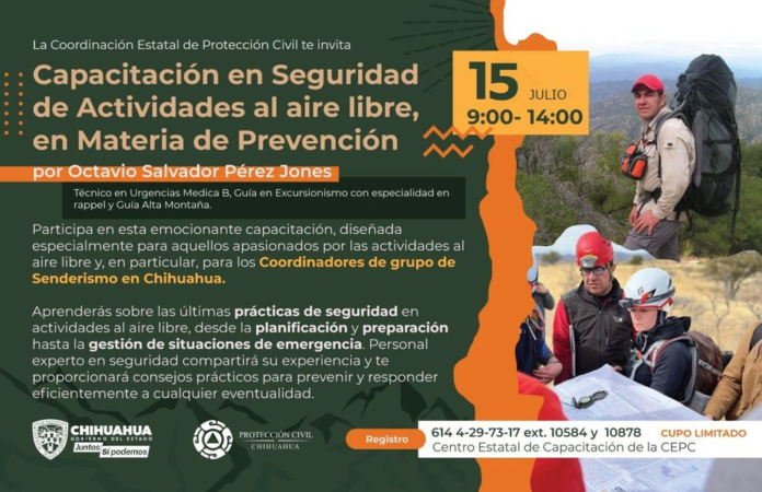 protección civil, aire libre