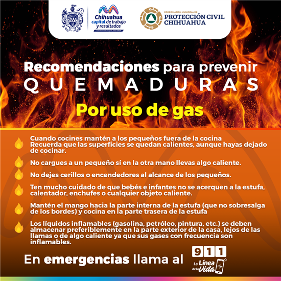 precauciones quemaduras