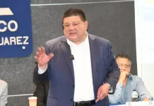 Expone fiscal General del Estado resultados ante miembros de la Canaco Juárez
