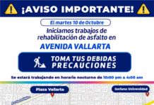 Comenzará Municipio rehabilitación de carpeta asfáltica en avenida Vallarta