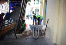 Inician trabajos de remodelación en estaciones de boleros en Plaza de Armas