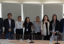Se reúnen Geo Zapata y Marisela Terrazas con asociaciones y organismos internacionales por tema migratorio.