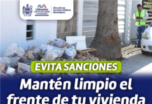 Evita sanciones, exhortan a mantener limpio el frente de las viviendas