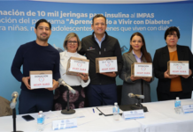 Recibe IMPAS donativo de 12 mil 500 jeringas para insulina