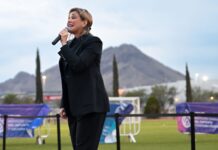 Inaugura Maru Campos obras de renovación en la Deportiva Sur en Chihuahua