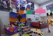 Recuerda DSPM a elementos caídos con altar de muertos en Comandancia Norte