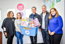 Entrega presidenta del DIF Municipal ludoteca a UAVI Norte