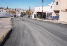 Finaliza Municipio rehabilitación de asfalto en la colonia Las Granjas