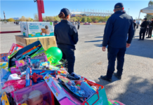 Agradecen policías municipales a familias que participaron en el Tercer Juguetón 2023