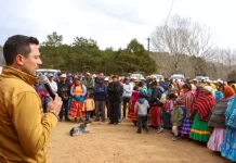 Lleva Estado posada navideña a la comunidad de Santa Anita en Guachochi