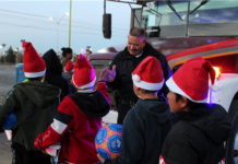 Festeja DSPM la navidad con posada a 40 niñas y niños de la colonia Ladrilleros Norte