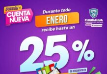 Continúan en enero descuentos del programa Borrón y Cuenta Nueva