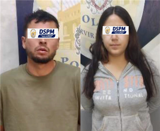 pareja detenida
