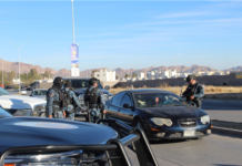 Monta Policía Municipal filtros de revisión vehicular al norte de la ciudad