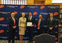 Otorga Estado becas de posgrado a jóvenes chihuahuenses que estudian en UTEP