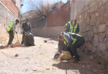 Trabajan de forma permanente en limpieza de arroyos al norte de la ciudad