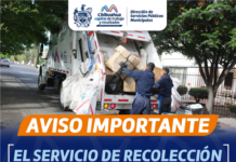 Si habrá recolección de basura el próximo lunes 5 de febrero