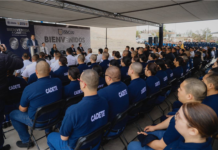 Inician academia y entrenamiento nuevos cadetes de policías y bomberos