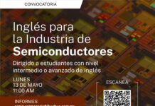 Convocan a inscribirse en curso de inglés técnico para la industria de semiconductores