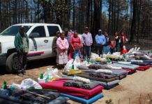Entrega Bien Común apoyos a familias afectadas por incendios en el municipio de Bocoyna