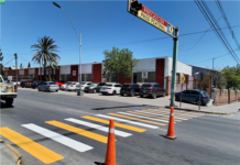 Pintan más de 7 mil 450 metros cuadras de pasos peatonales en lo que va del año