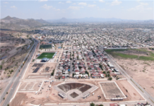 Registra Polideportivo tercera etapa avance del 40 por ciento de la obra