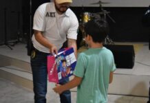 Realiza FGE primer ‘Mochilazo GOECHI’, en apoyo a niños y niñas de Casa Hogar