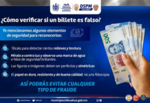 Emite Policía Municipal recomendaciones en caso de recibir billetes falsos