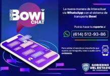 Habilitan BowíChat en WhatsApp para reporte de quejas y/o incidencias
