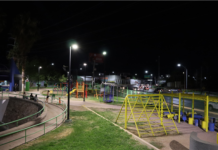 Instala Municipio alumbrado LED en el parque Aventura de La Cantera
