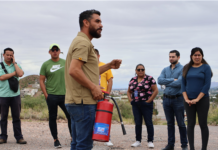 Capacita Municipio a brigadas de protección civil para atender emergencias en edificios públicos