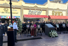 Rinden homenaje a bomberos caídos en cumplimiento del deber